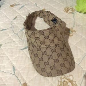 Gucci visor hat